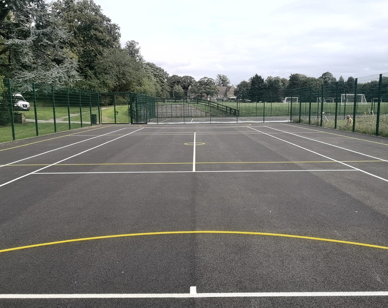 Netball court refurbishment